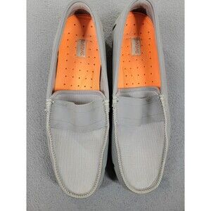 SWIMS Shoes Mens Size 12 Gray Penny Loafer Water Friendly Mesh Boat 21289-365